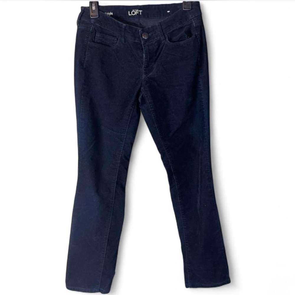 NWOT Ann Taylor Loft Modern Straight Corduroy Pant 26